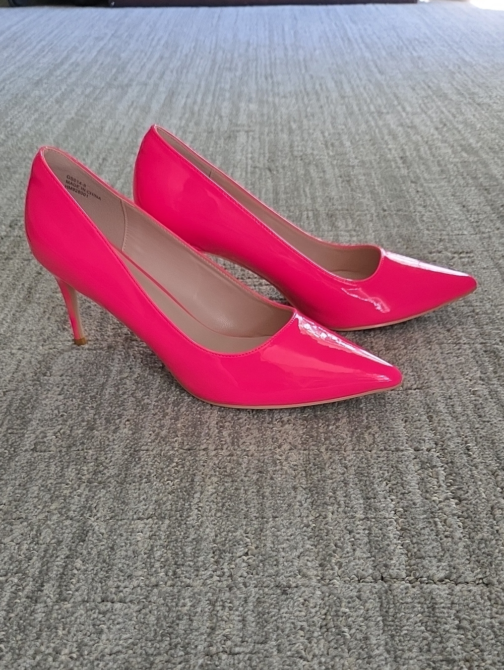 Classic Pointed-Toe High Heels in Hot Pink High Heels Pumps Women 3 Inch Heel